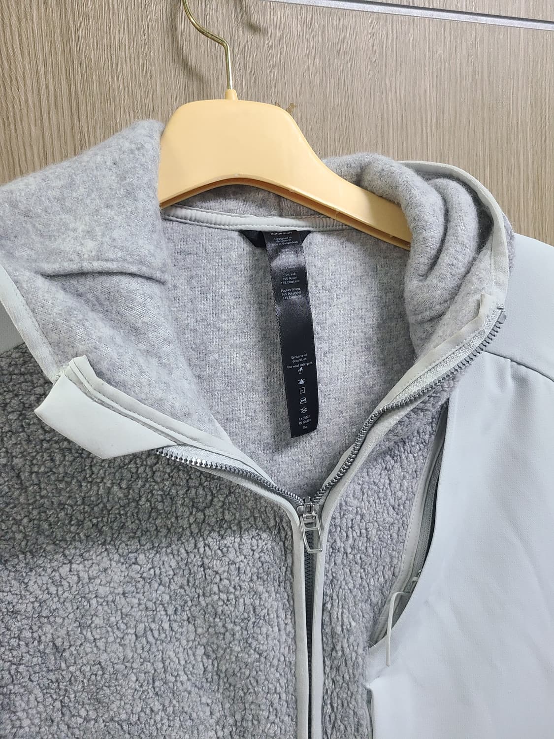 룰루레몬 남성 후리스 후드집업자켓 상품이미지3