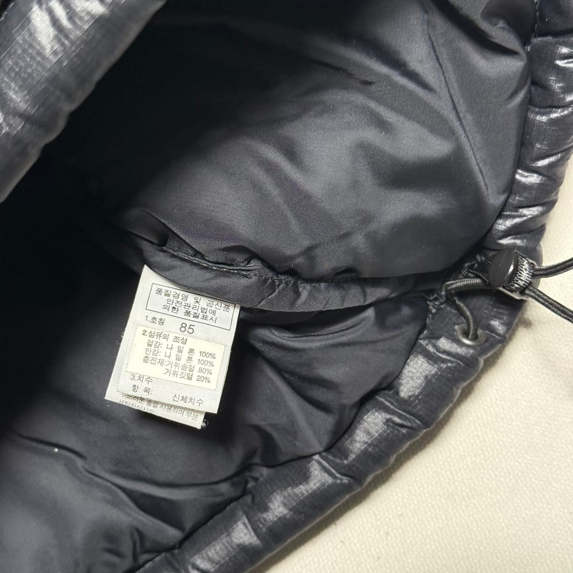 85 노스페이스 눕시 700 블랙 패딩 상품이미지5
