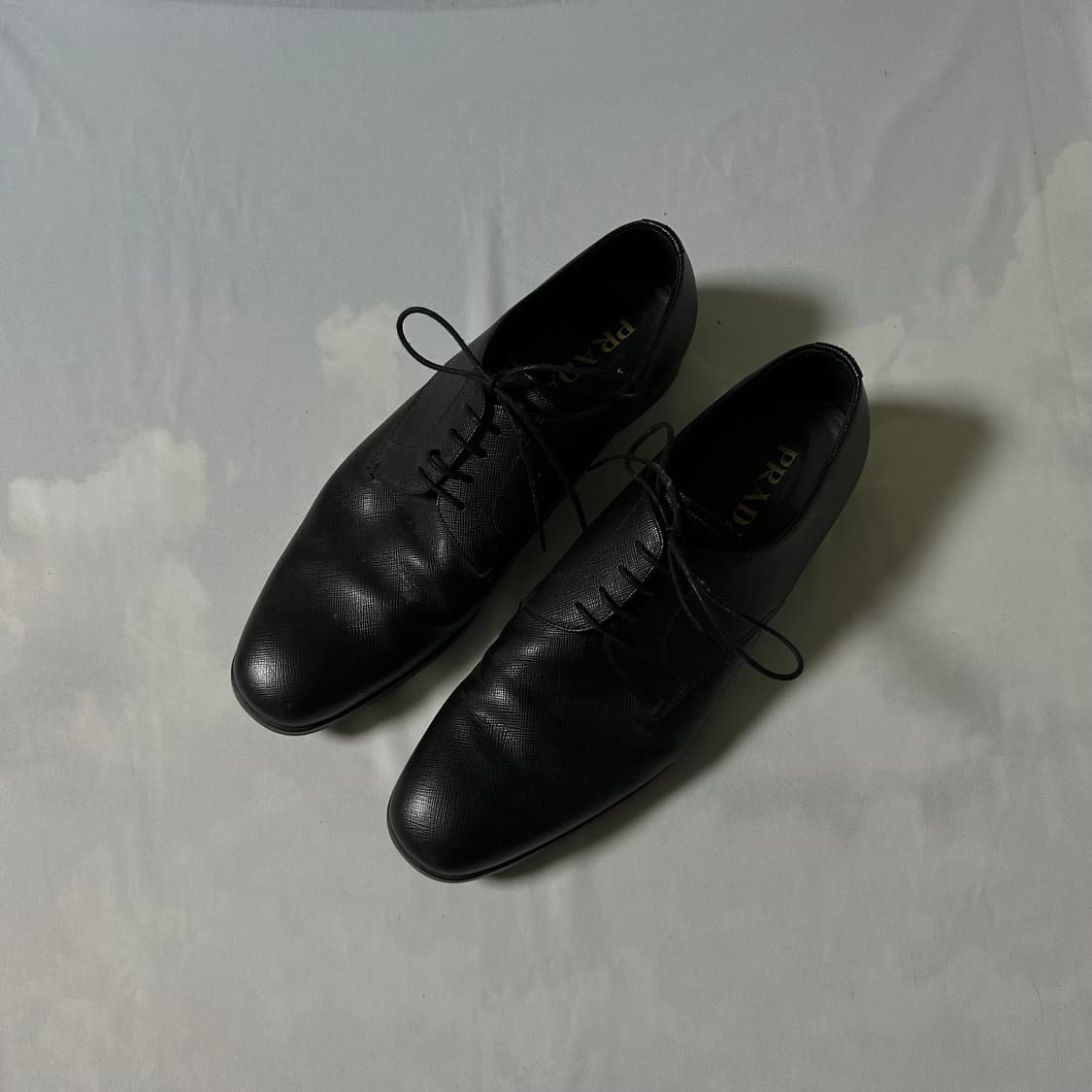 Prada classic dress lace up derby shoes 상품이미지1