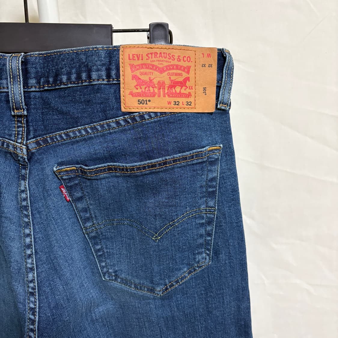 리바이스 501 스트레이트 중청 데님팬츠 / W32, L32 상품이미지7