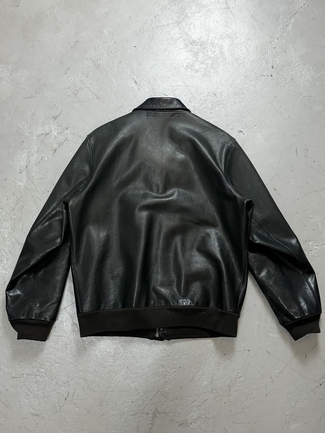 90's 빈티지 폴로 블루라벨 A2 레더 자켓 빈티지 레더 자켓 상품이미지4