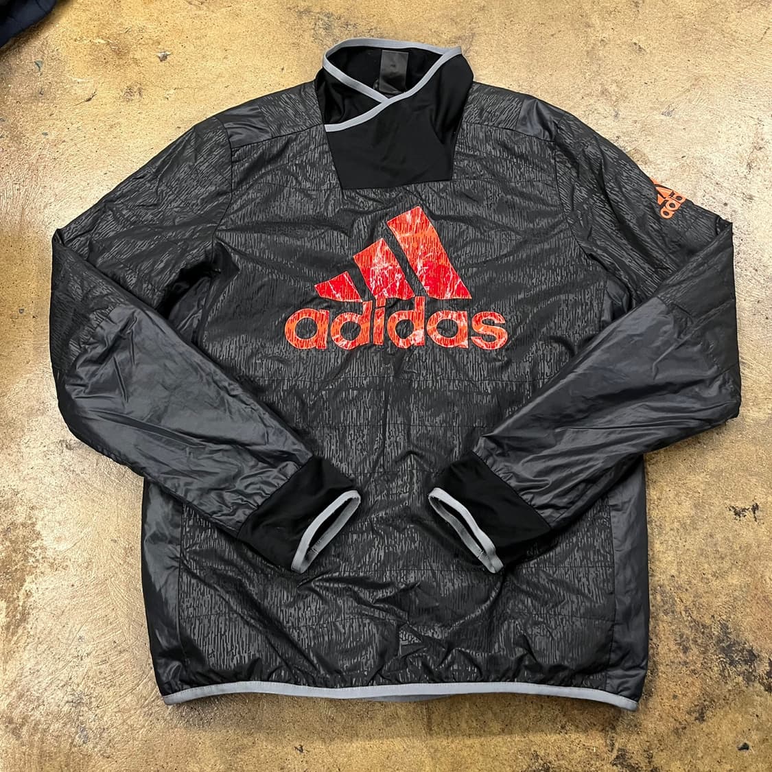 [정품/95] 아디다스 블랙 바람막이 윈드브레이커 b19 상품이미지2