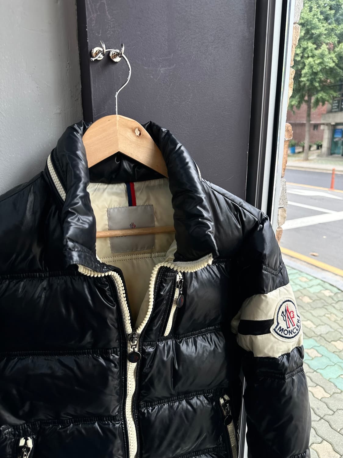 90~95/ 몽클레어 00s 아카이브 패치로고 패딩 상품이미지3
