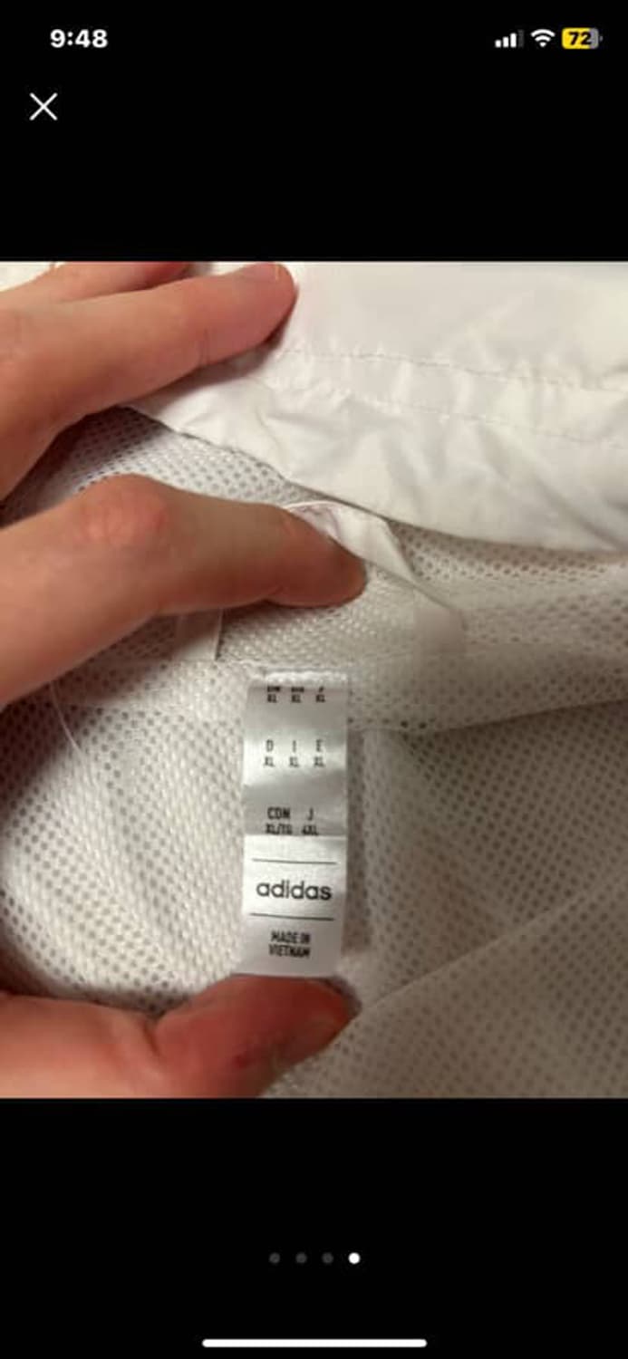 아디다스 이탈리아 바람막이 XL 상품이미지4