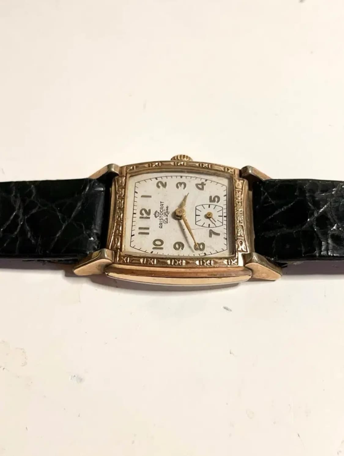 1930년대 빈티지 스위스 사각 수동 시계 엔틱 아르데코 금장 SWISS 상품이미지5