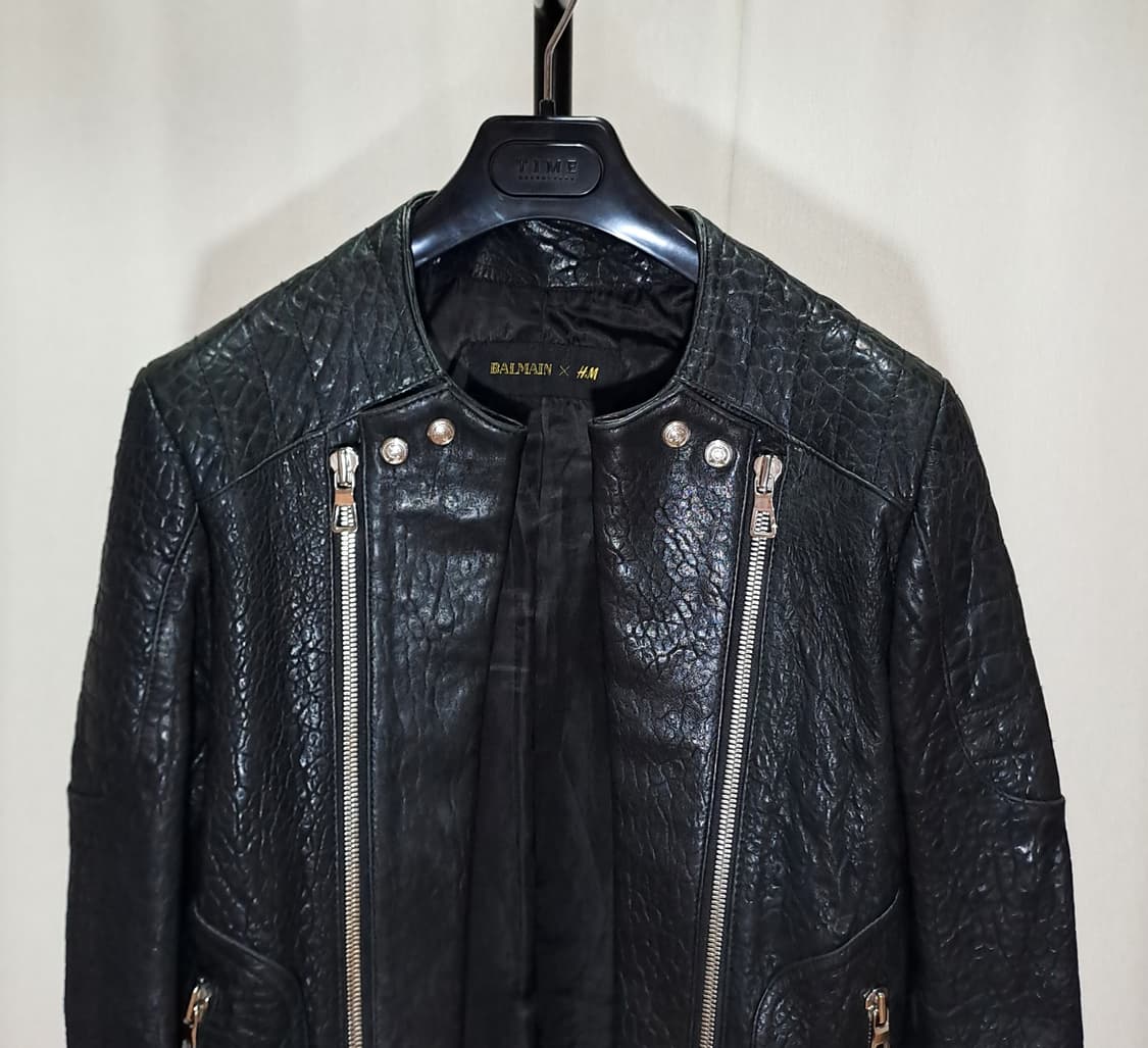 (택포) BALMAIN H&M 가죽자켓 42 B71 상품이미지2
