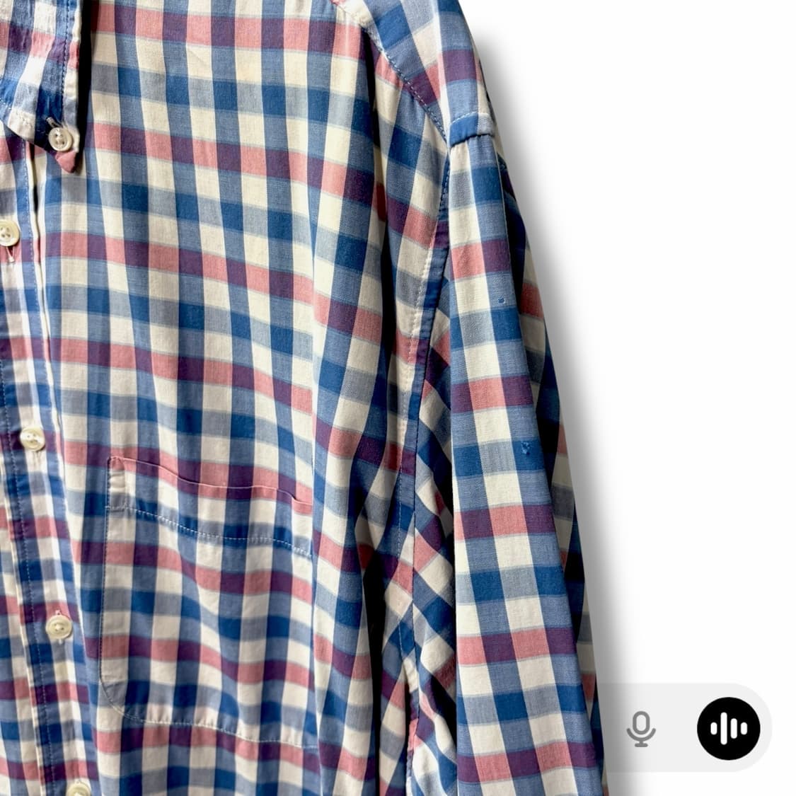 브룩스 브라더스 캔디 체크 리젠트핏 셔츠 (XL) 상품이미지5