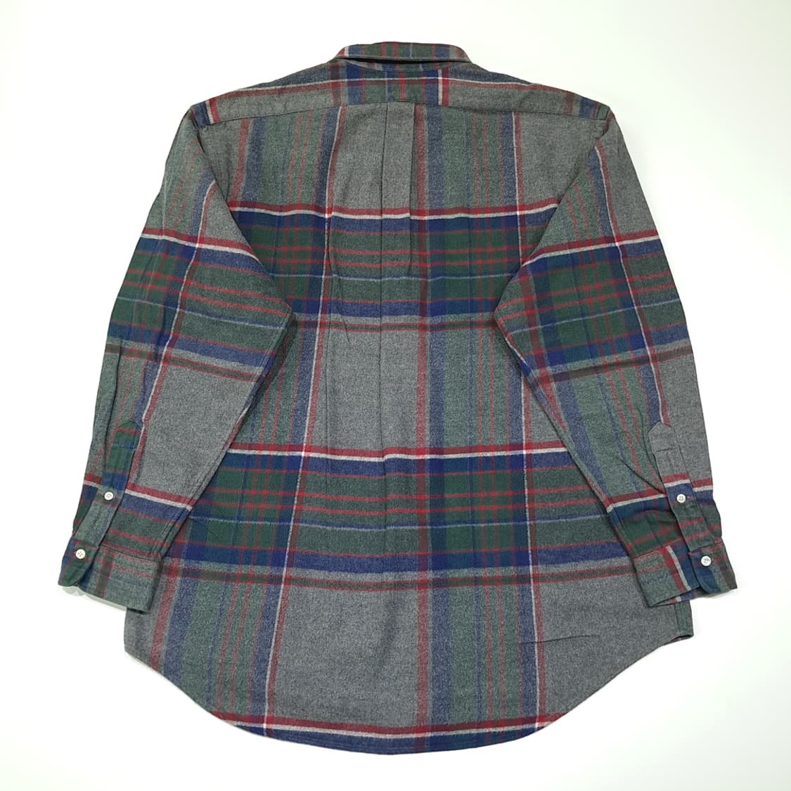 CL093 L 폴로 랄프로렌 멀티 컬러 타탄 체크 플란넬 버튼 다운 셔 상품이미지6