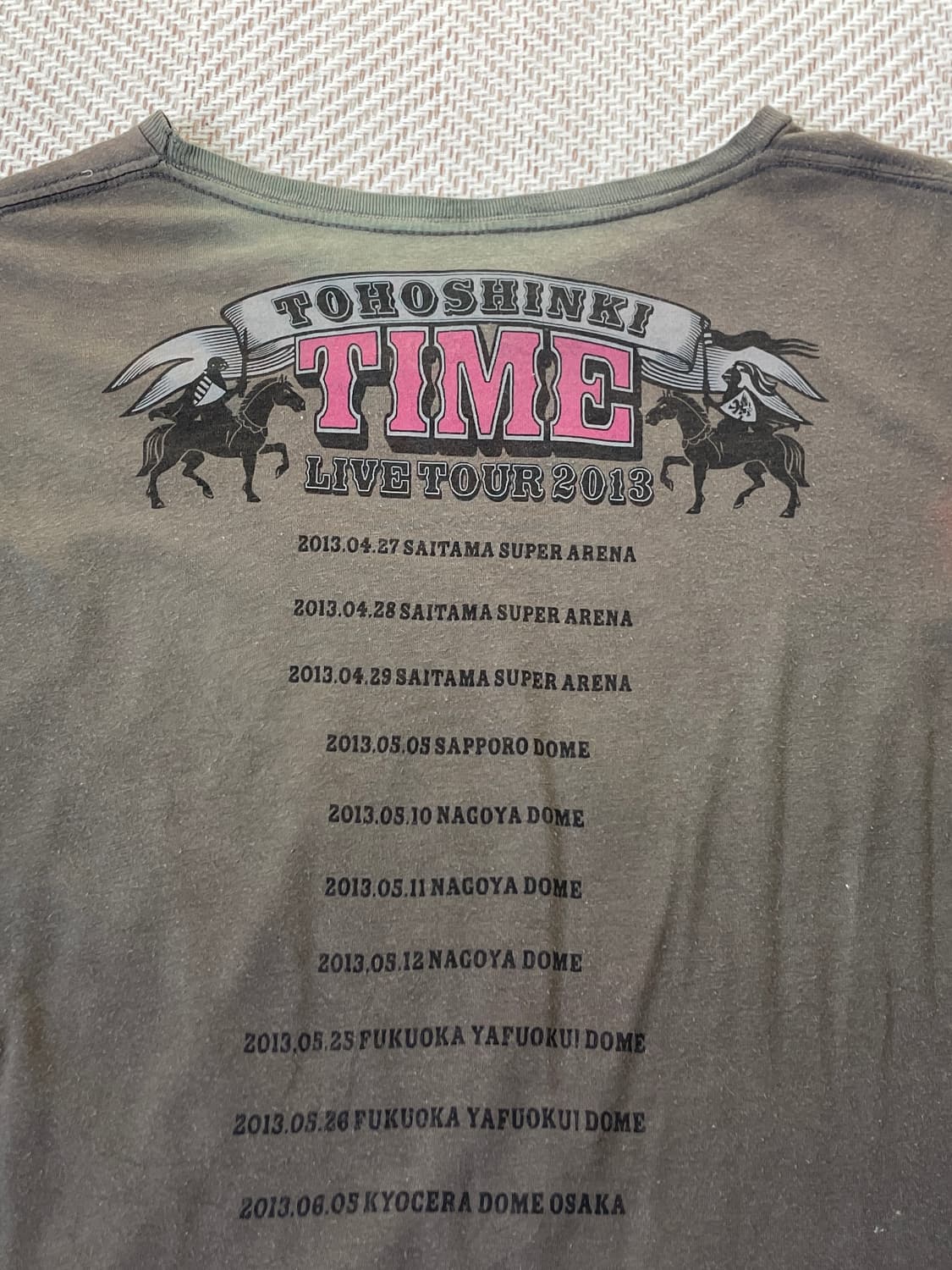 2013s TOHOSHINKI 투어 반팔티셔츠  J03544 상품이미지8