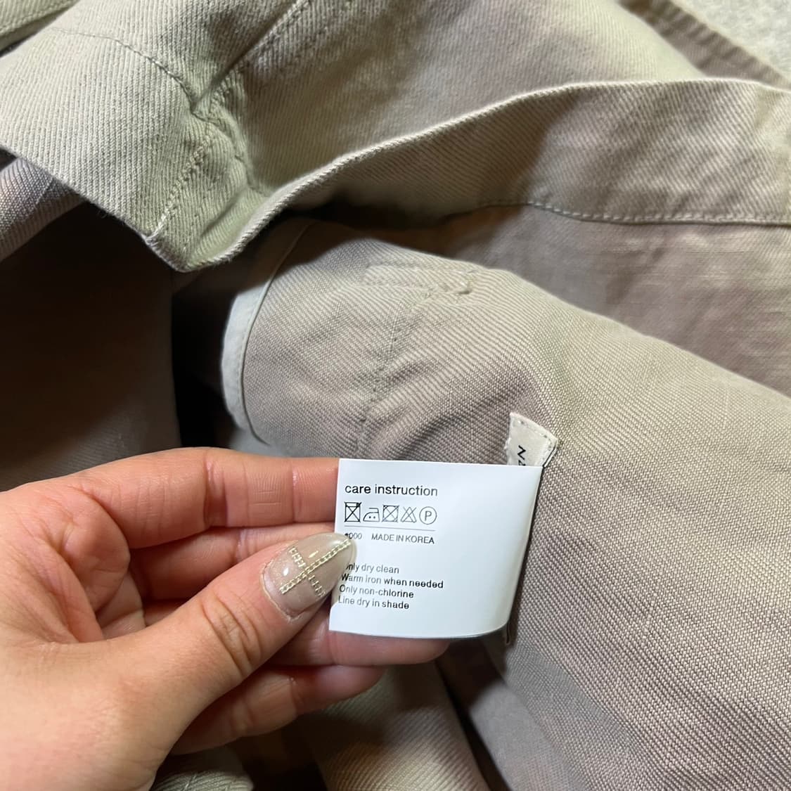 사드패턴 린넨 블레이저 자켓 상품이미지4