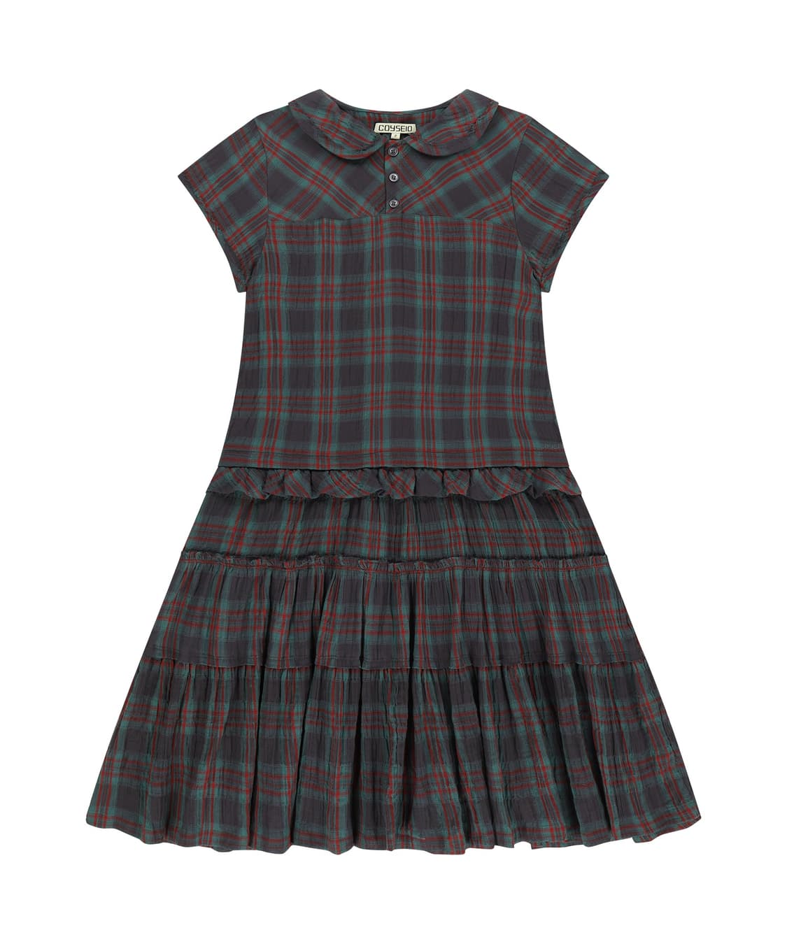 코이세이오 체크원피스 퍼플 2사이즈 상품이미지1