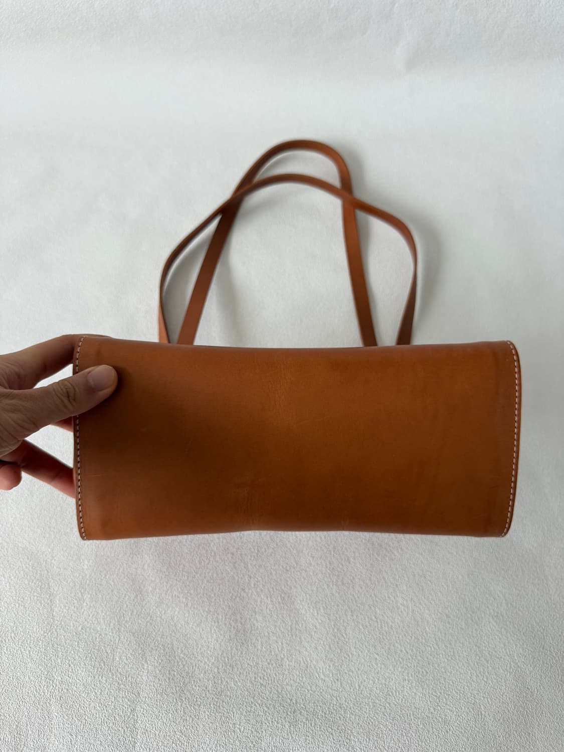 HANDMADE 베지터블 레더 숄더백 상품이미지4