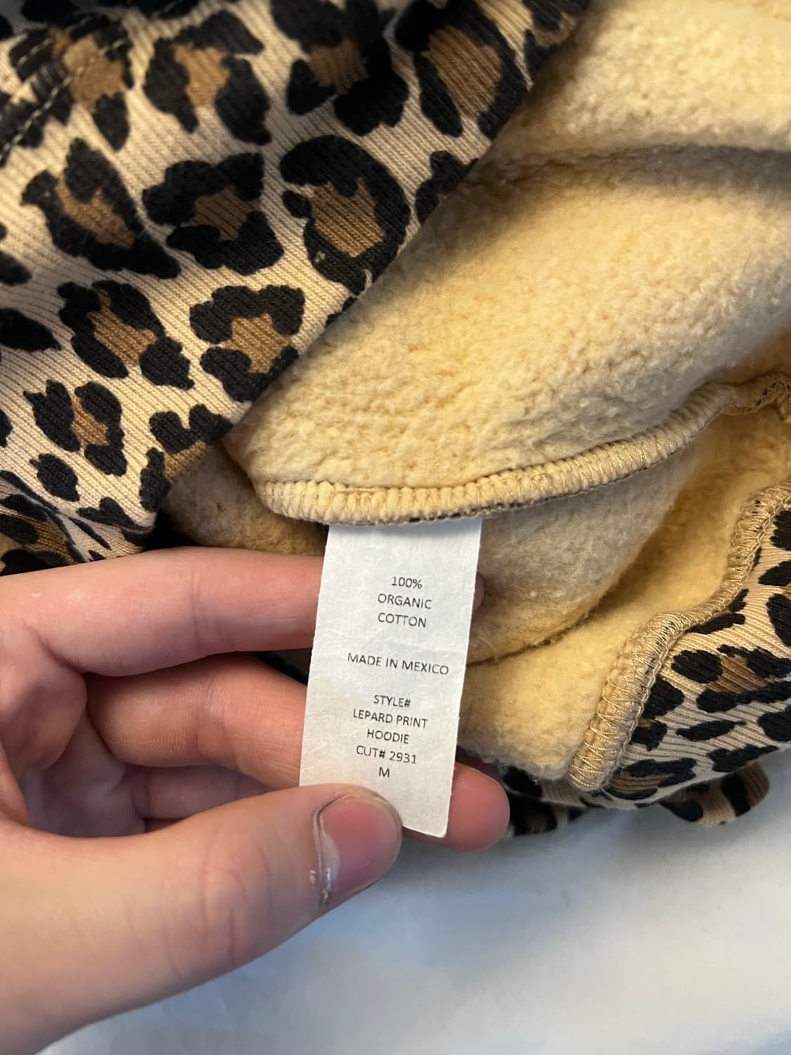 akimbo club 아킴보 클럽 - leopard 후드티 후드 M 상품이미지2