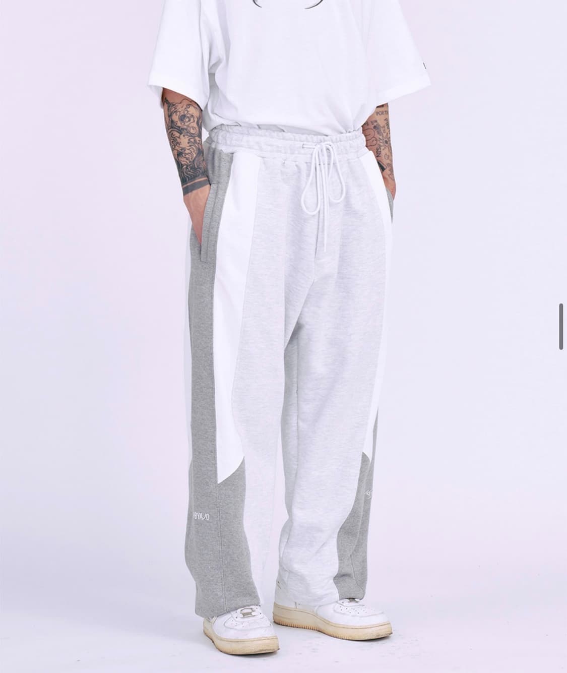 아조바이아조(AJOBYAJO) Tri Mixed 스웻팬츠 [L] 상품이미지1