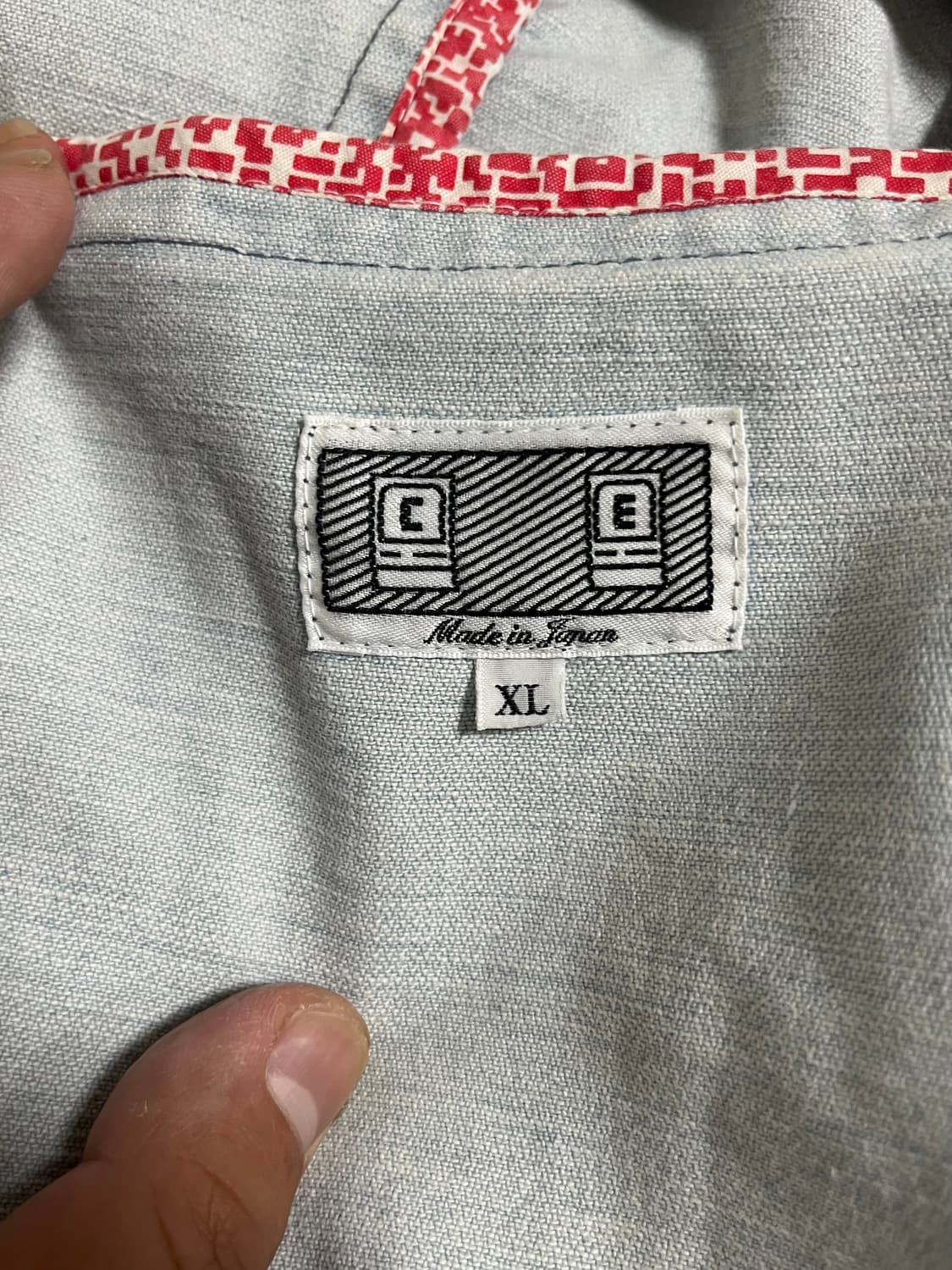 CAVEMPT 카브엠트 데님 후드 코트 연청 XL 상품이미지7
