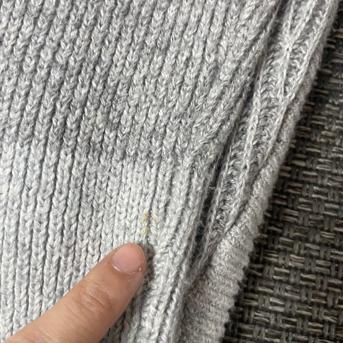 아베크롬비 그레이 숄카라 가디건 S 상품이미지7