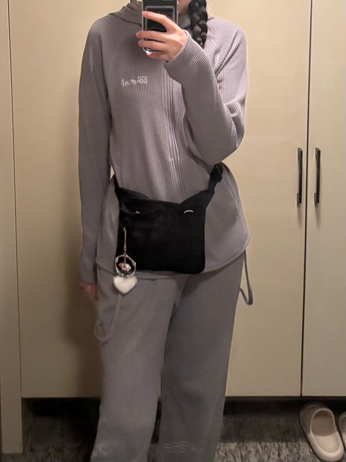 jichoiCOMFORT 24-001 WAFFLE STRAP PANTS 상품이미지2