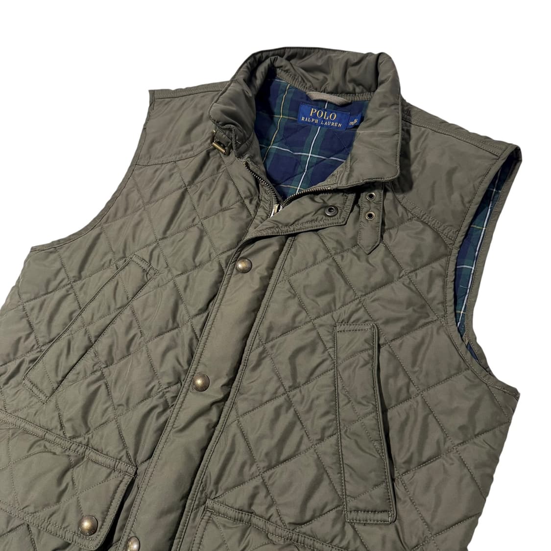 신형 폴로 랄프로렌 올리브 카키 퀼팅조끼 상품이미지2