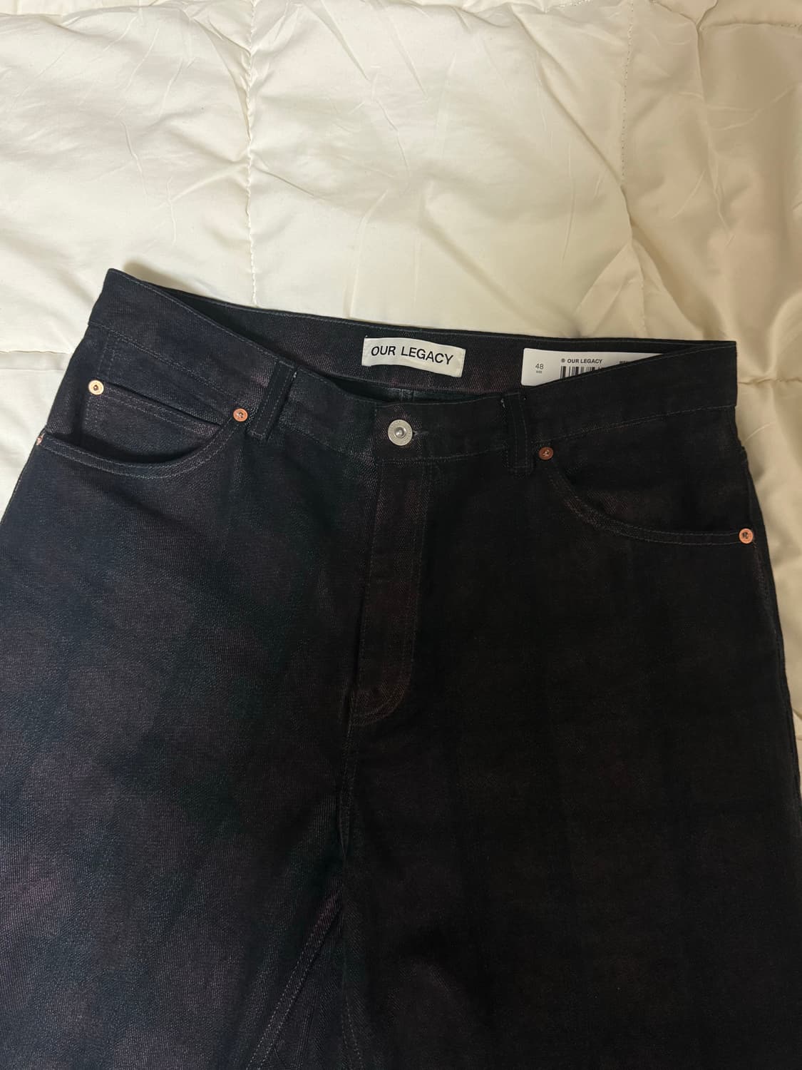 아워레가시 바스트컷 오버다이드 빅 럼버체크 프린트 상품이미지2