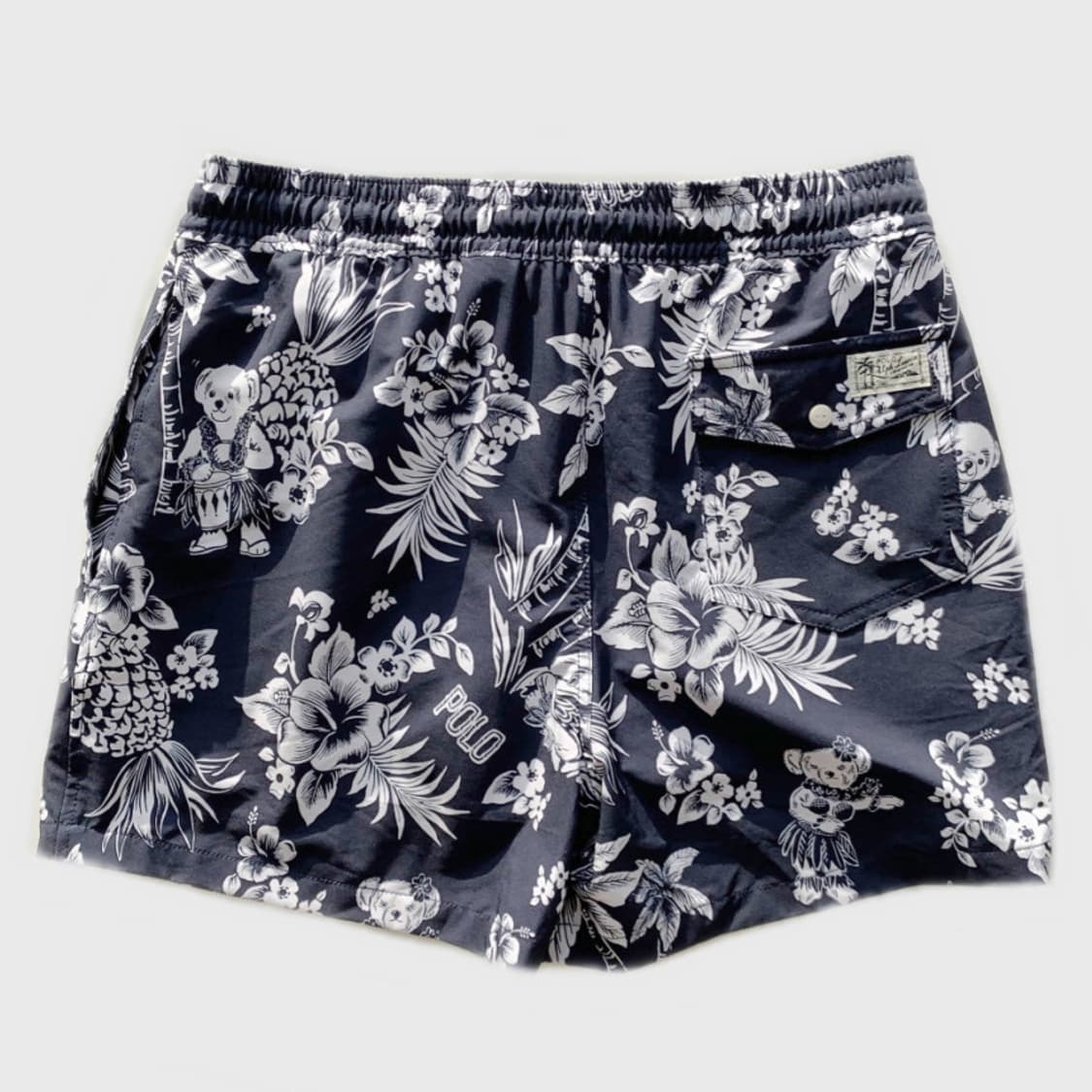 폴로 랄프로렌 베어 하와이 패텀 스윔팬츠 반바지 화이트끈 L 상품이미지6