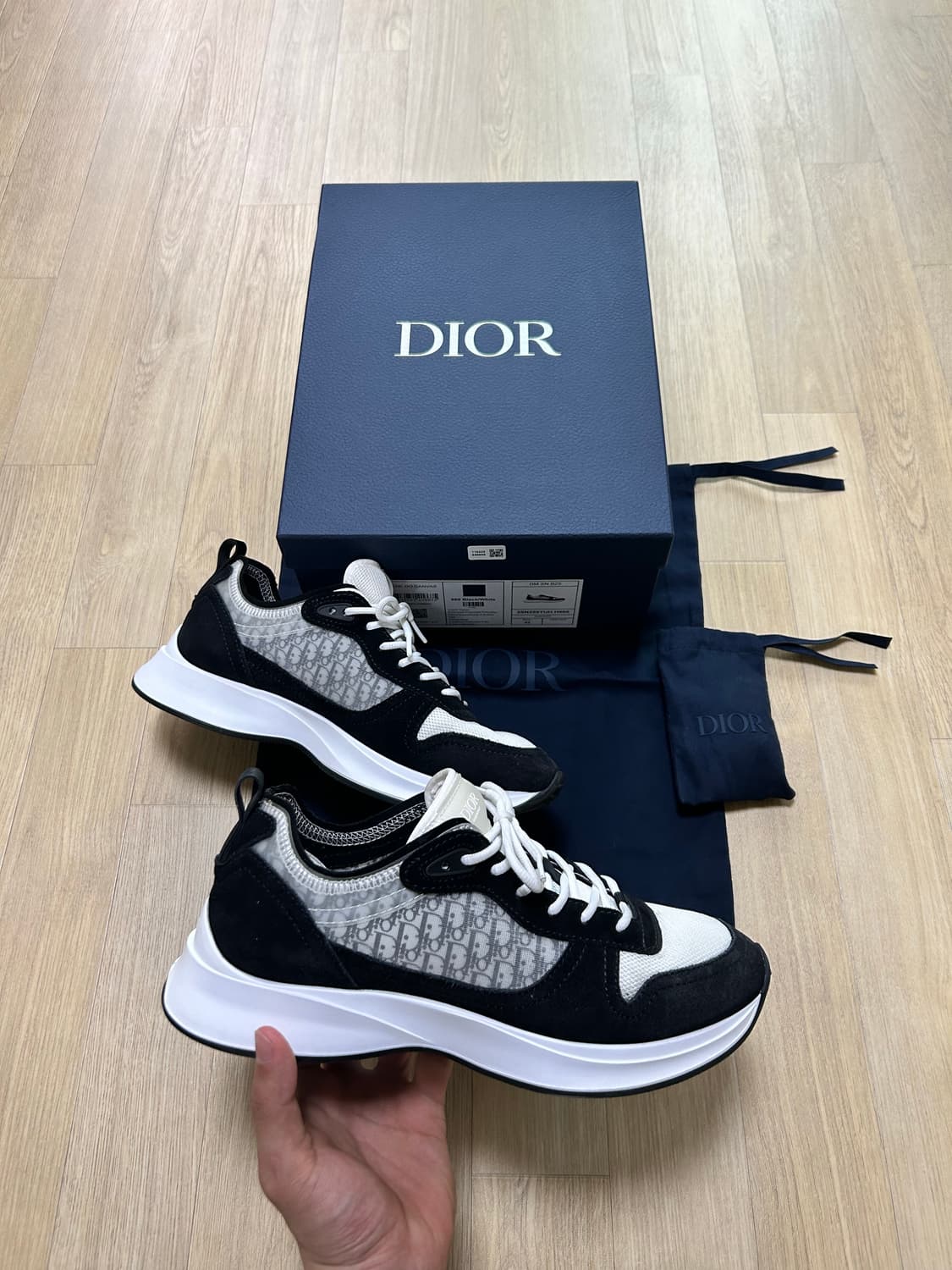 [42] 디올 b25 오블리크 스니커즈 상품이미지1