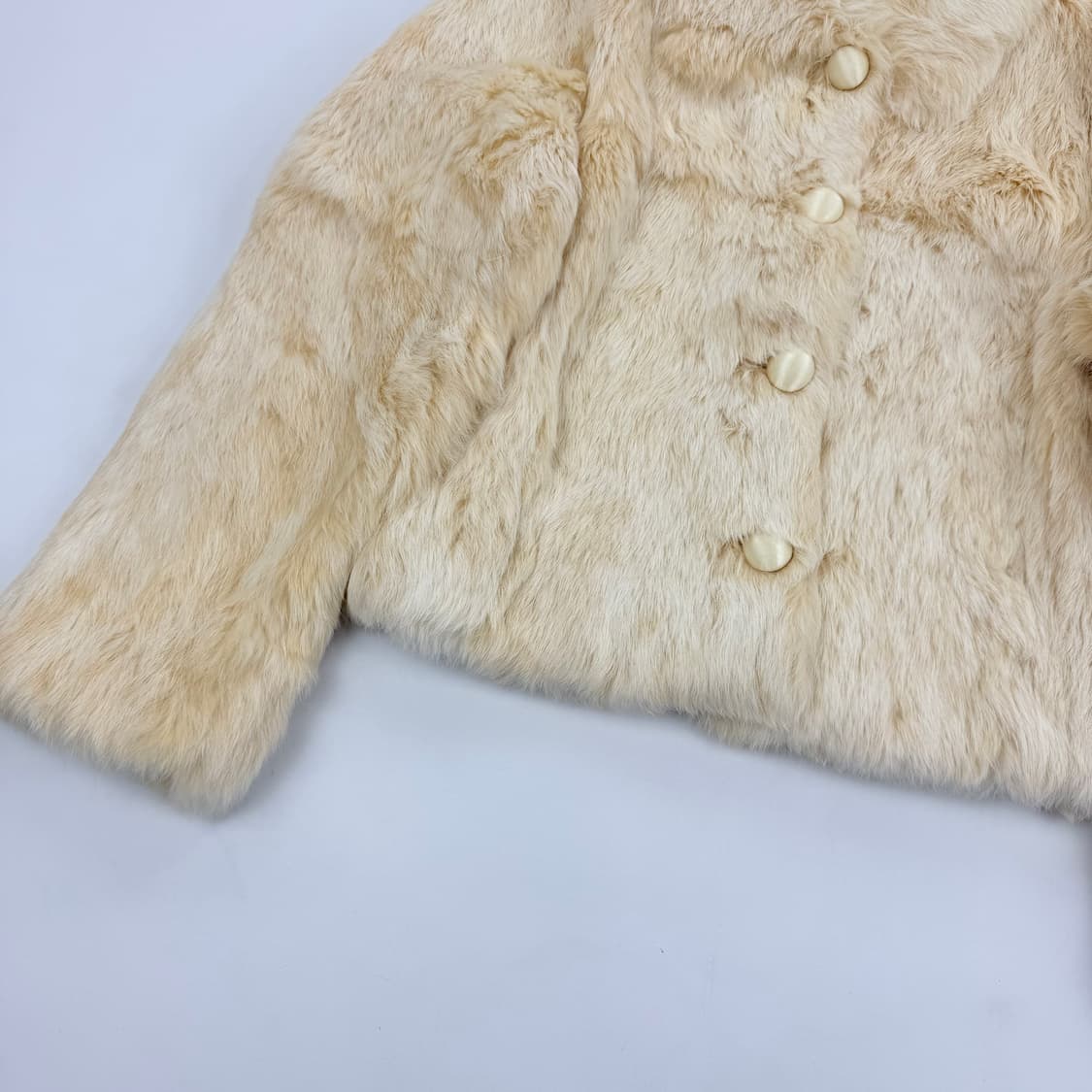 일본빈티지 토끼털 퍼 자켓 상품이미지3