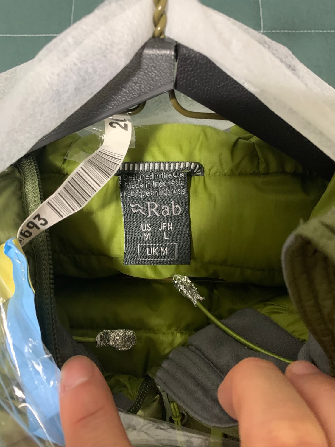 Rab 랩 마이크로라이트 알파인 자켓 클로라이트 그린 상품이미지2