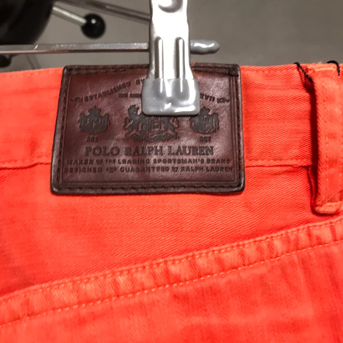 폴로 랄프로렌 코튼 팬츠 오렌지 32/32 상품이미지4