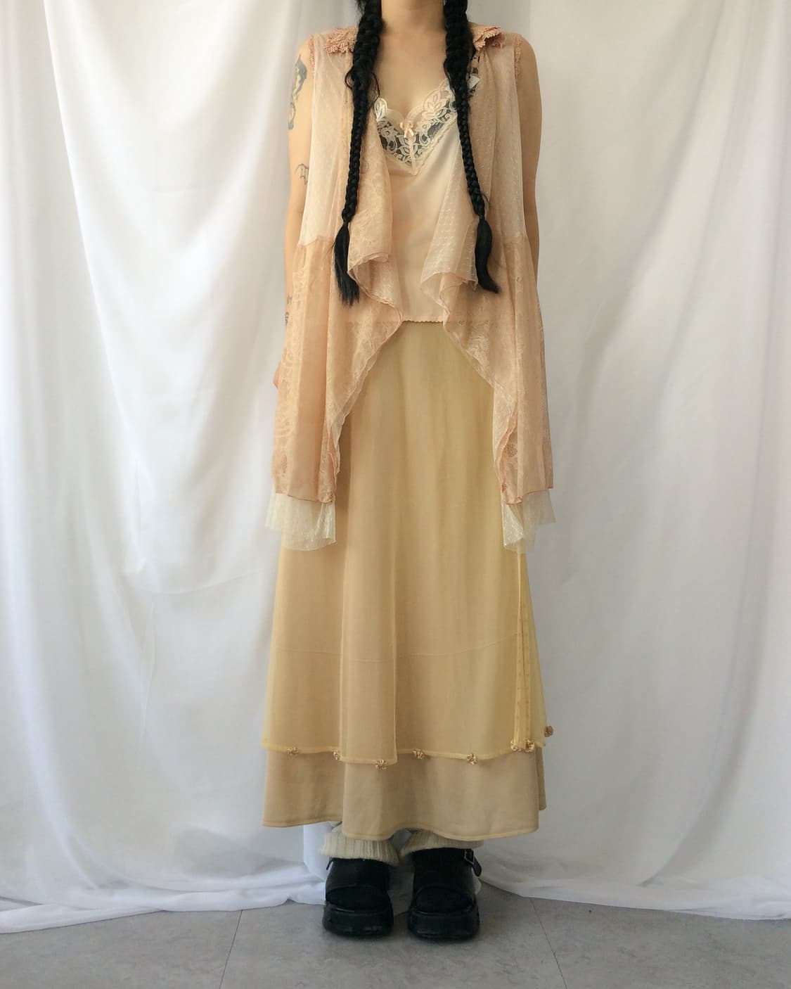 Lace point slip sleeveless 상품이미지6