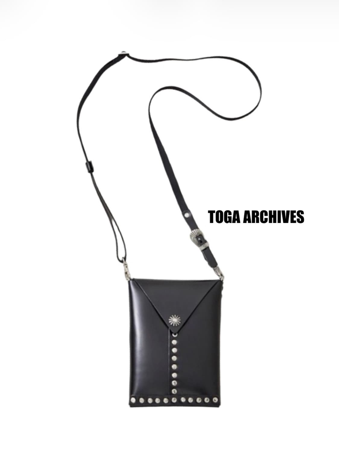 [OS] 토가 풀라 레더 숄더 파우치 블랙 상품이미지1