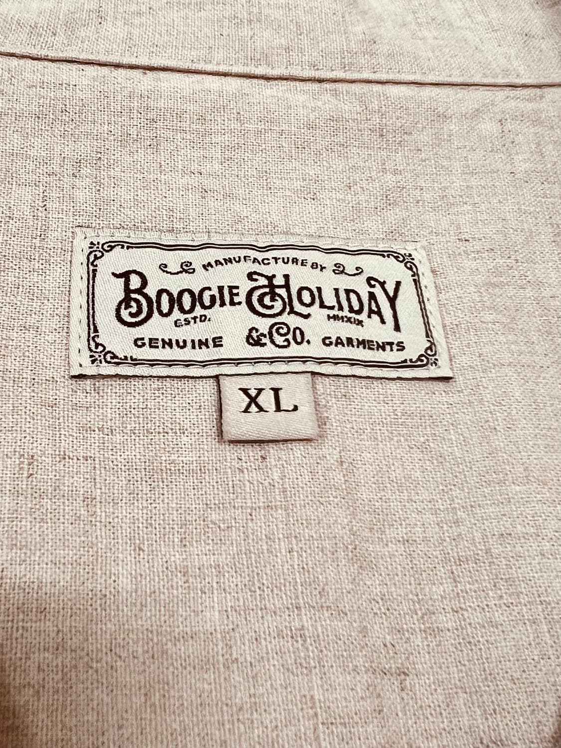 Boogie Holiday 남성 반팔 셔츠 XL 상품이미지5