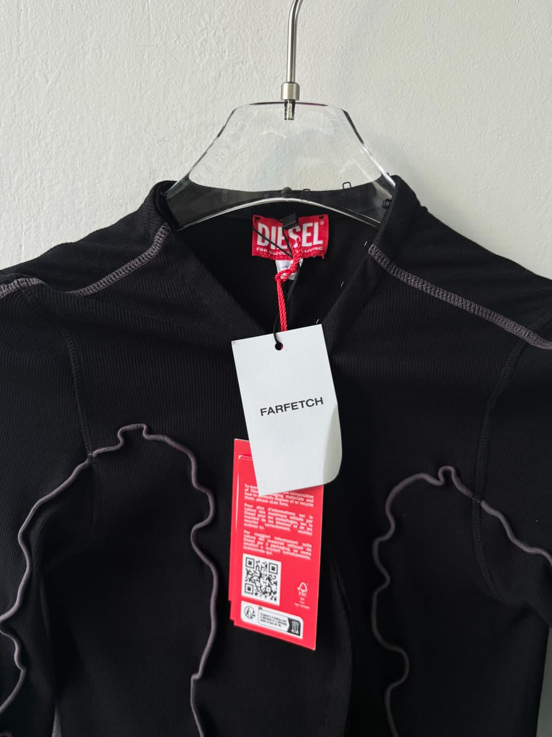 디젤 웨이브 심 후크 가디건 상품이미지6