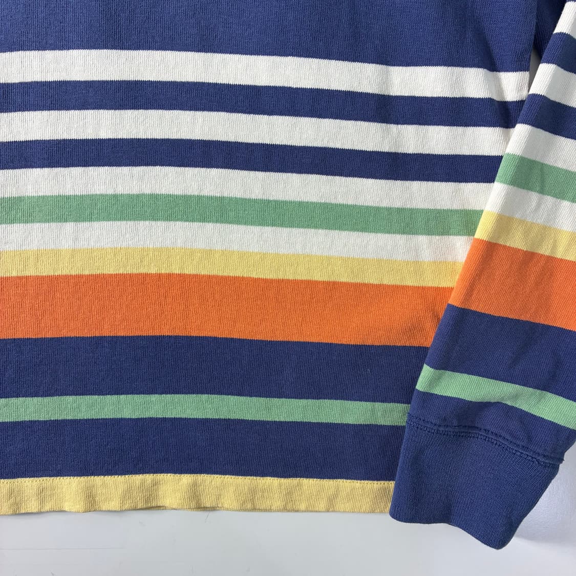 Polo  폴로 랄프로렌 자수 코튼 멀티 스트라이프 럭비티   상품이미지4