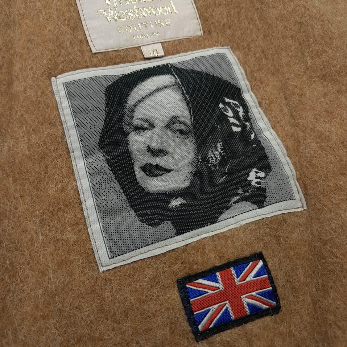 CN780 M 비비안웨스트우드 쿠튀르 울 알파카 포트레이트 롱코트 상품이미지5