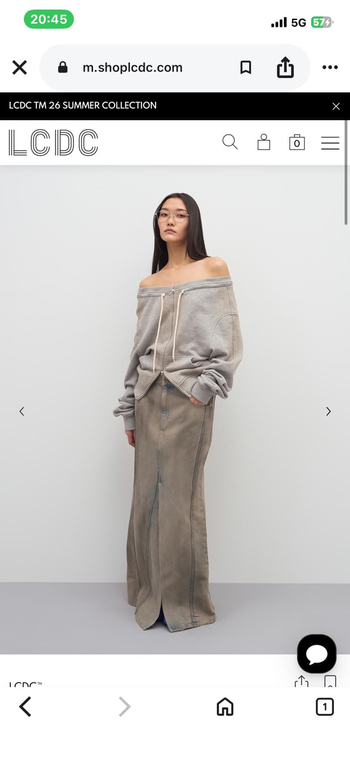 [LCDC] DIRTY WASHED DENIM SKIRT 상품이미지4