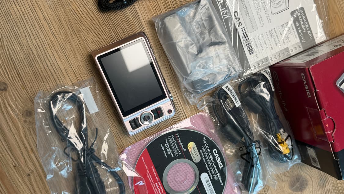 (민트급) 카시오 엑슬림 h15 풀박스 (핑크) 상품이미지7