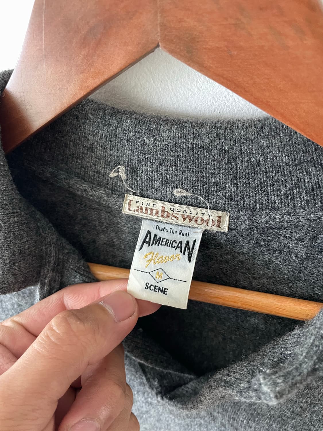 90‘s Vintage Scene Lambswool Sweater 상품이미지3