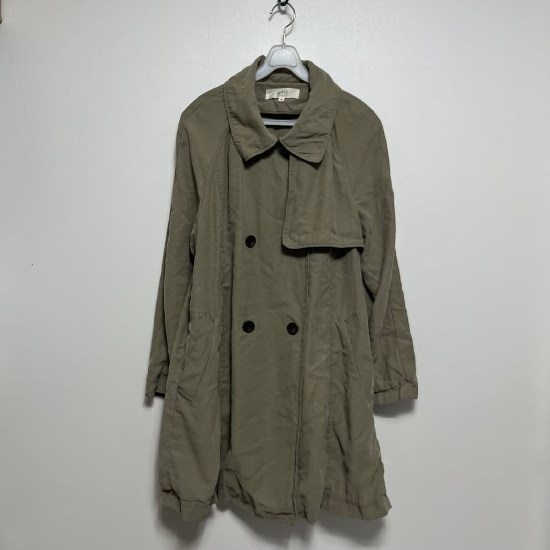 athe 아떼 바네사브루노 카키색 트렌치코트 36 상품이미지1