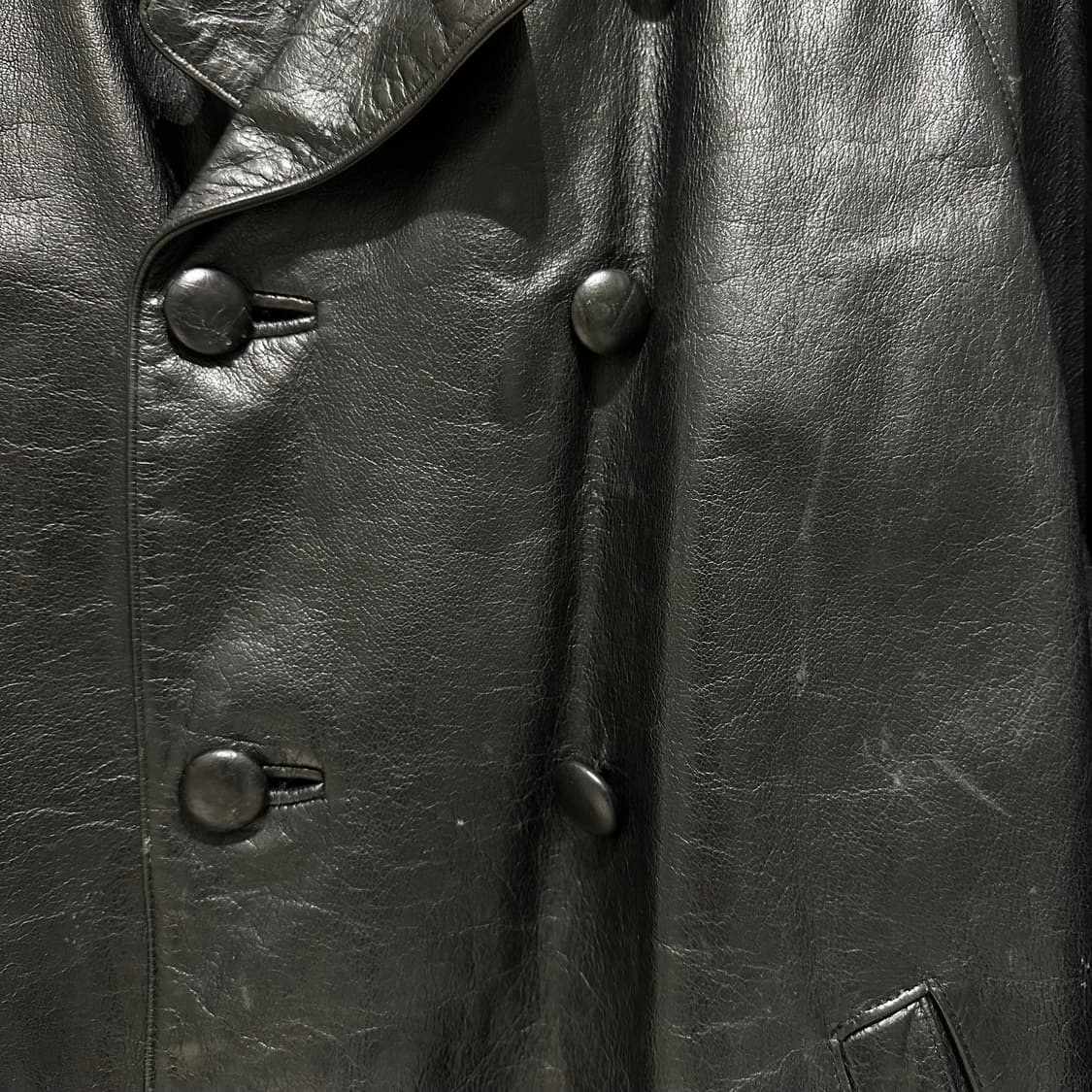 더반 인터메쪼 레더 피코트 자켓 상품이미지7