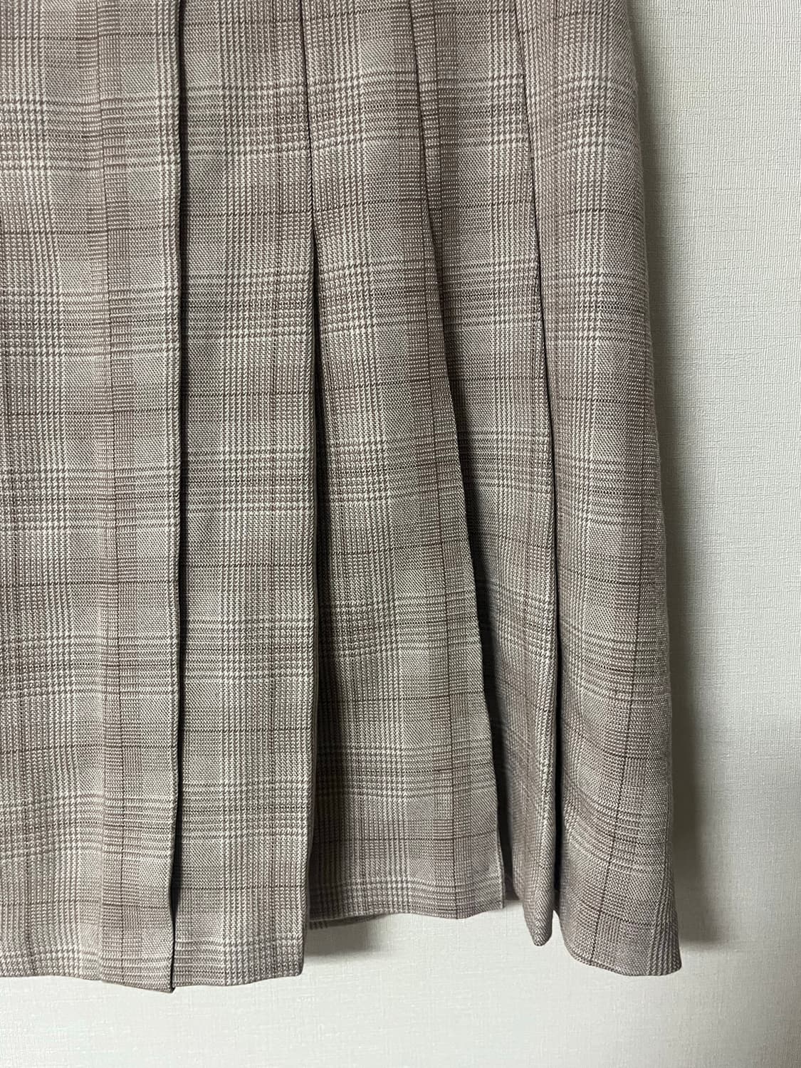 미쏘 체크 플리츠 스커트 상품이미지2