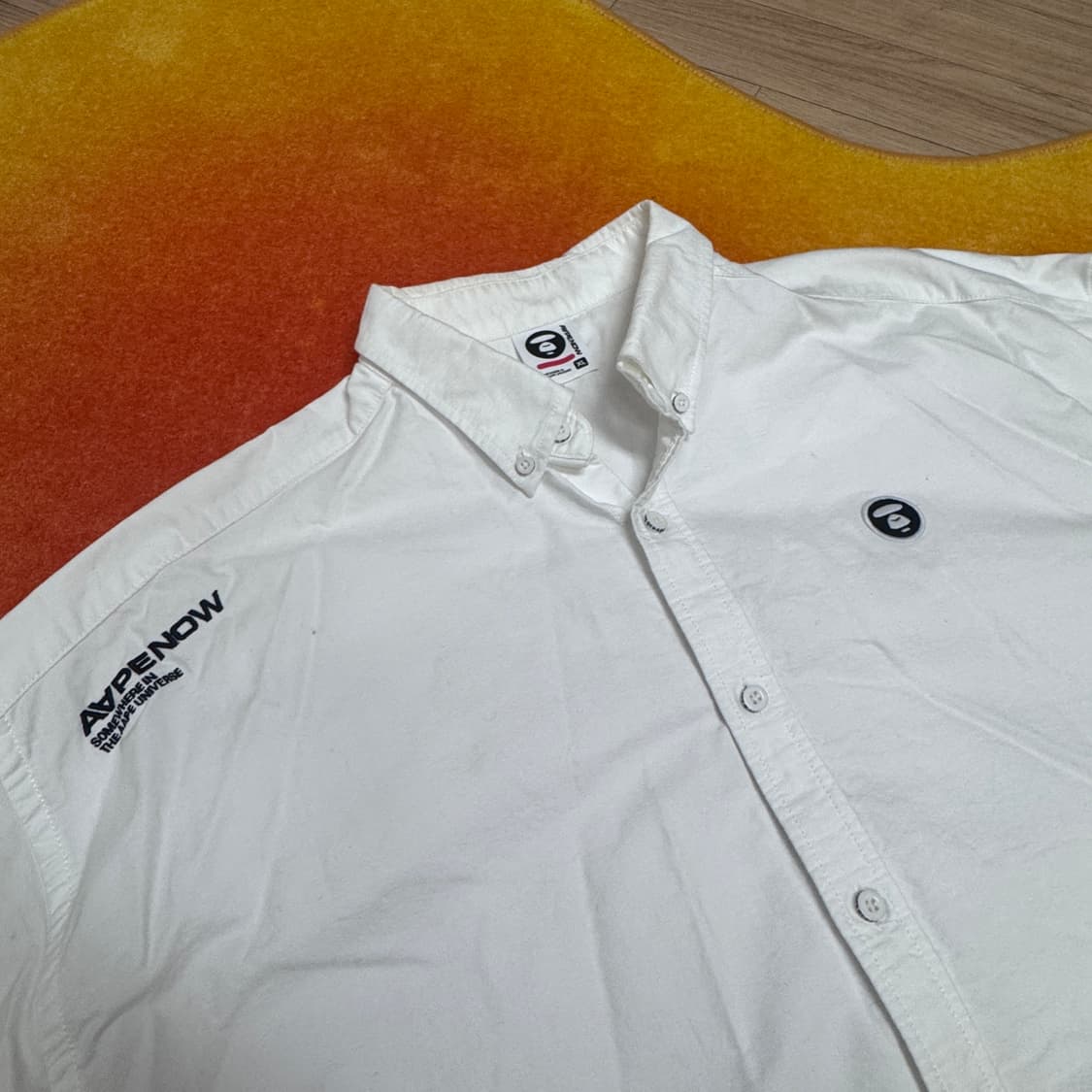 에이프 화이트 셔츠 AAPE 상품이미지2