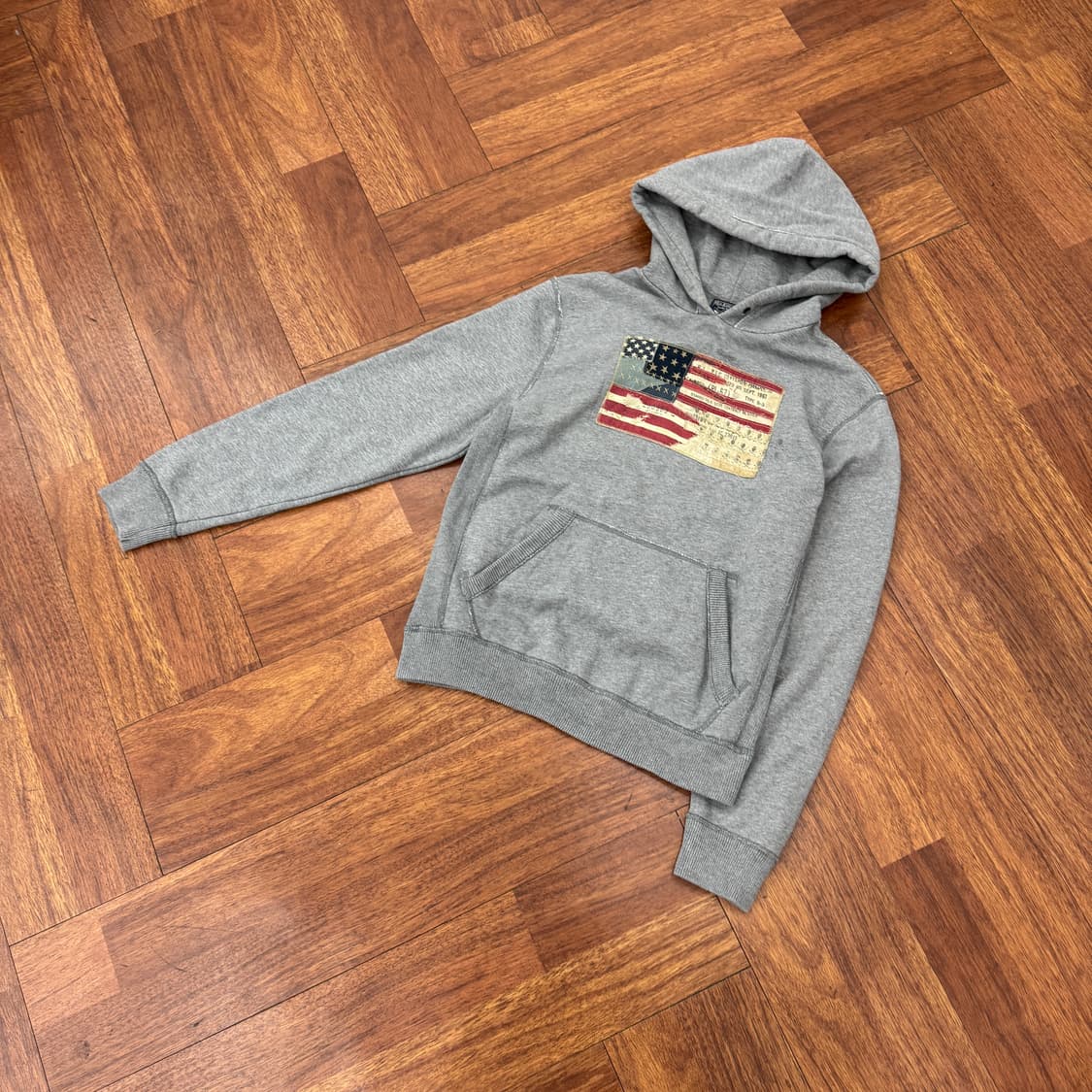 S(95) 폴라 랄프로렌 폴로진스 성조기 후드 티셔츠 상품이미지2