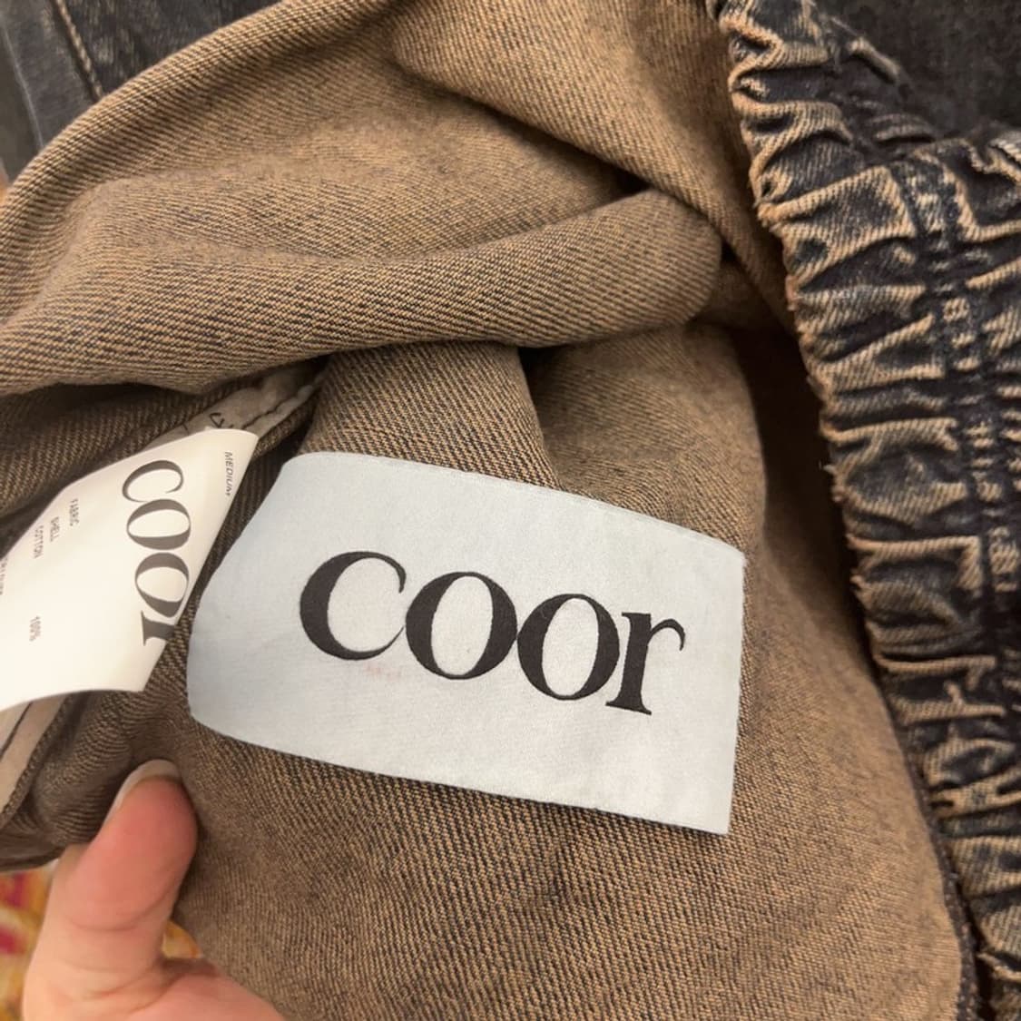 쿠어 COOR 틴트 투웨이 데님 청자켓 95 C06180 상품이미지3