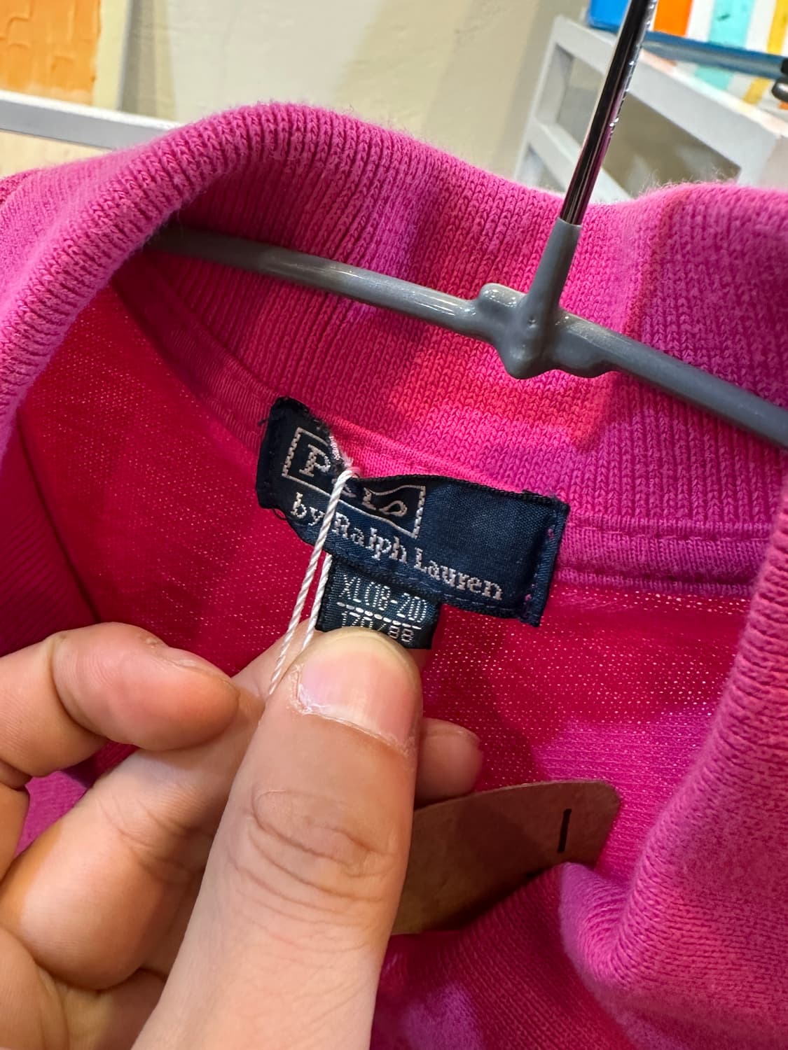  폴로 랄프로렌 빅포니 반팔 카라티 핫핑크 XL 상품이미지4