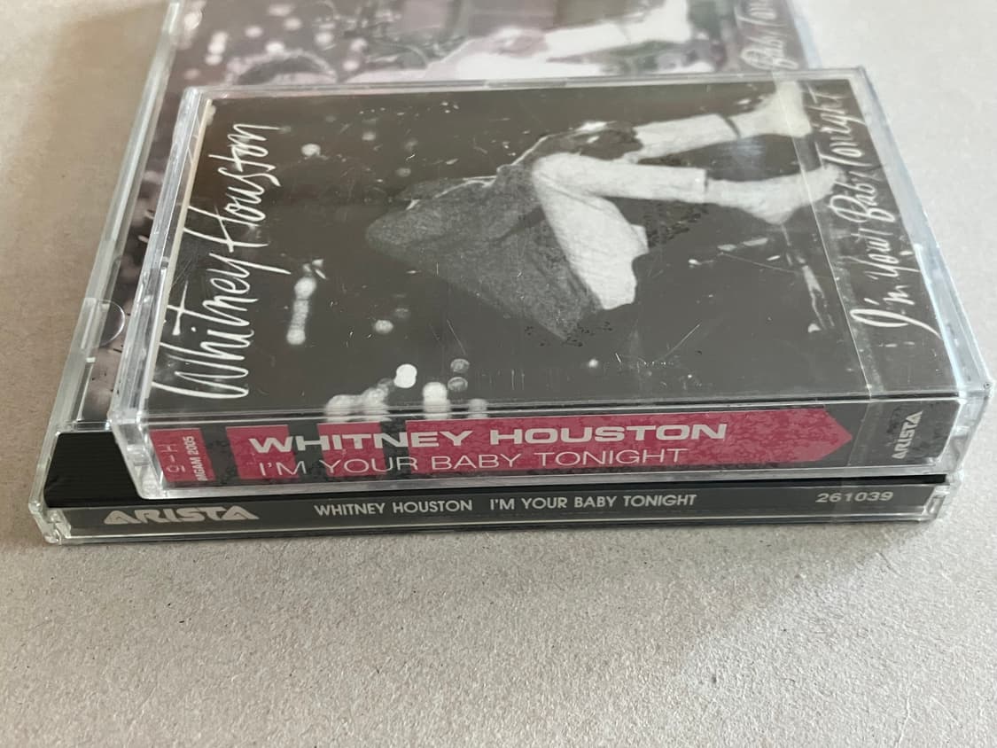 90년대 휘트니휴스턴 3집 라이센스 초판 미개봉 CD + 카세트테이프 팝 상품이미지3