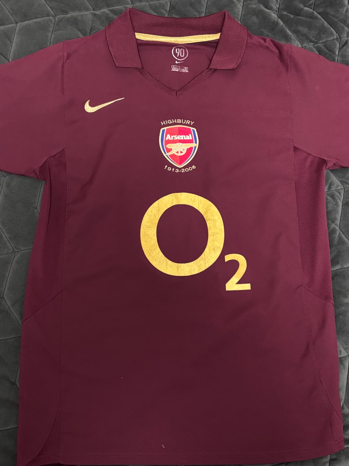 아스날 05-06 하이버리 베르캄프 유니폼(사이즈 M) 상품이미지1