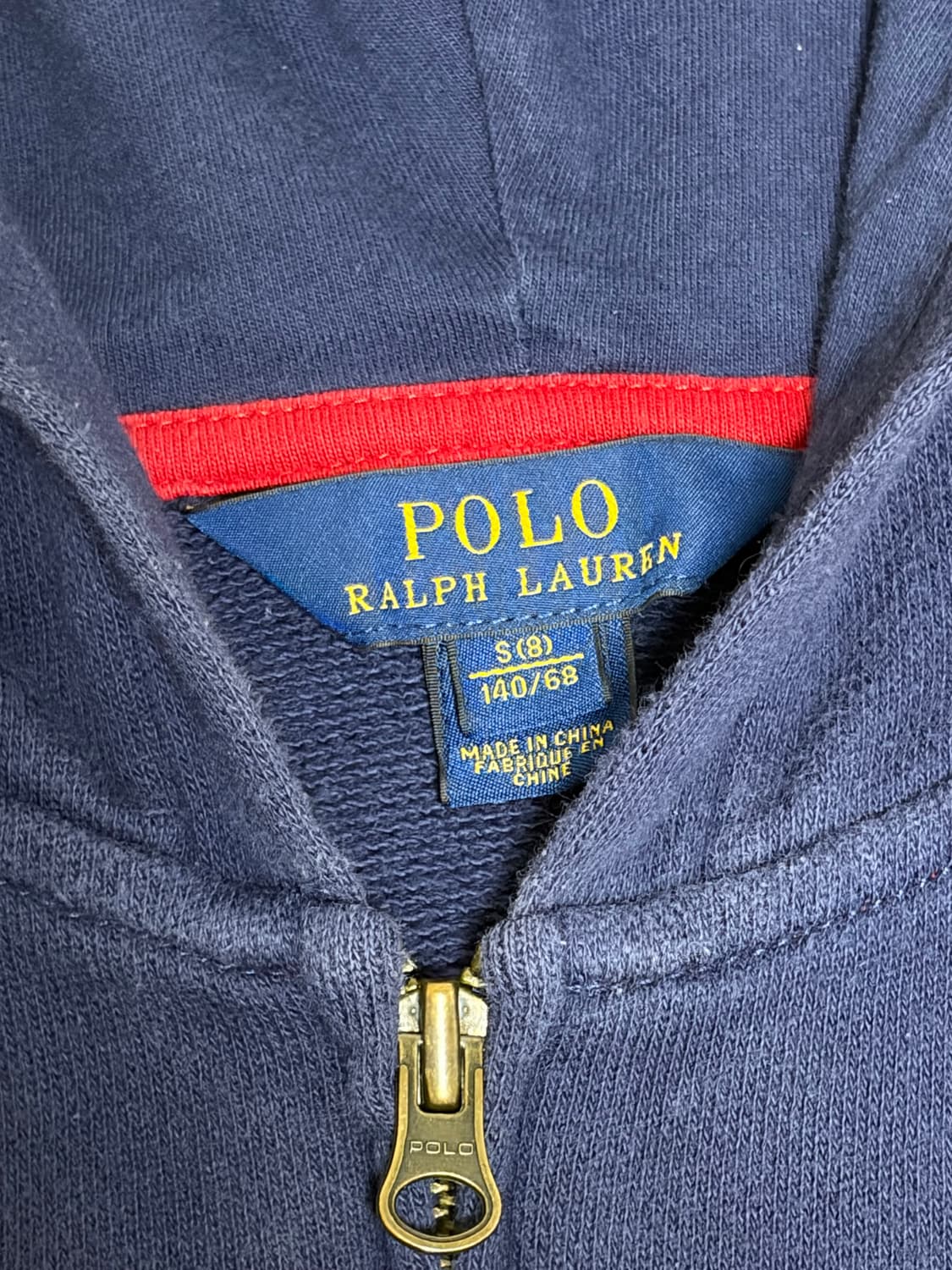 폴로 빅포니 후드집업 네이비 상품이미지5