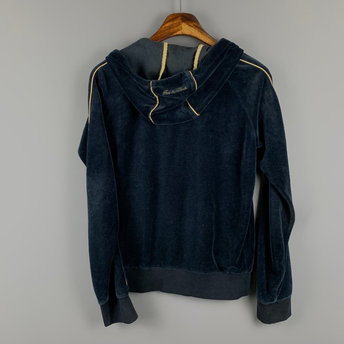 Vintage 빈티지 y2k 와투케 벨루어 후드집업 상품이미지3