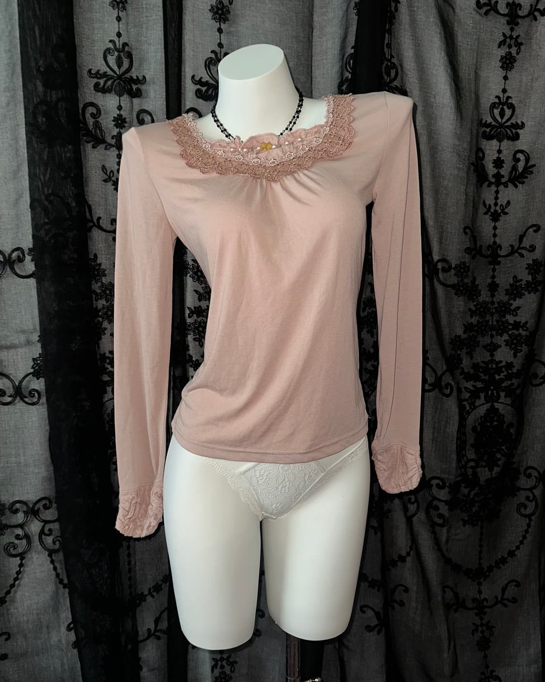 Indipink lovely ribbon long sleeve 상품이미지1