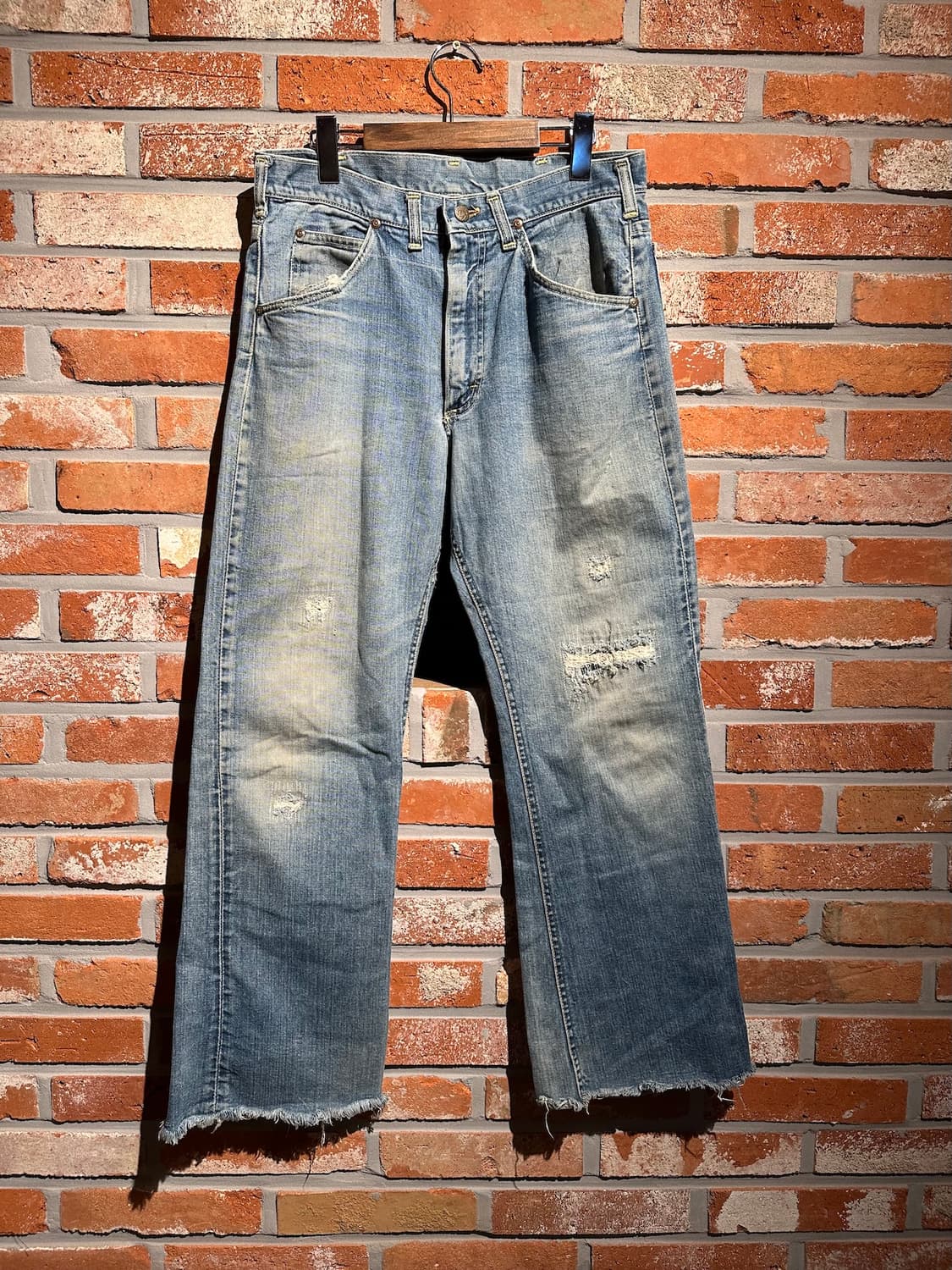 70s USA LEE 빈티지 리 카우보이 부츠컷 데님 팬츠 상품이미지2